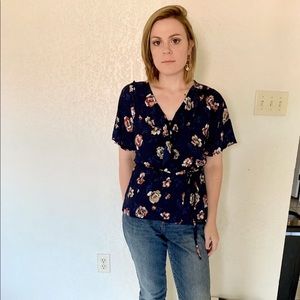Sienna Sky ruffle blouse